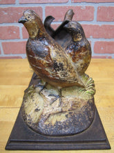 Load image into Gallery viewer, QUAILS BB BUTT BALTO MD Anique Cast Iron BOOT SCRAPER Decorative Art Statue