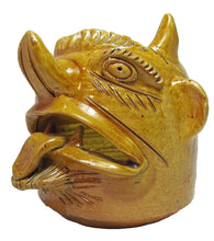 Load image into Gallery viewer, Vintage Folk Art Pottery DEVIL MONSTER Head RR ROSA RAMALHO 1888-1977 Ashtray