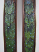 Load image into Gallery viewer, PEACOCK TREE OF LIFE JUDD Mfg Co Antique Decorative Arts Desk Blotter Ends