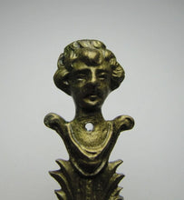 Load image into Gallery viewer, Moustache Gentlemen Antique Brass Pair Figural Decorative Arts Hardware Elements