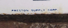 Load image into Gallery viewer, MILK AND MILK PRODUCTS Original Old Porcelain Sign PRESTON SUPPLY Dairy Farm Ad