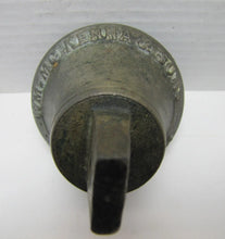 Load image into Gallery viewer, WM MCKENNA & SON NEW YORK Antique Brass Horse Trolley Carriage Bell Embossed