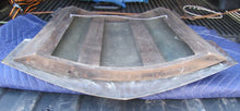 Load image into Gallery viewer, CENTRAL SAVINGS BANK Antique Sign Large Brass Bowed Badge Wood Back LEVY Co NY