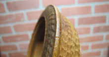 Load image into Gallery viewer, GOOD LUCK SWIRLING LOG Antique Wooden Trinket Box Tobacco Snuff 1800s