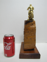 Load image into Gallery viewer, 1960 NATIONAL CHAMP 1ST PLACE SANDY LANE ENDURO METEOR MOTORYCLE CLUB AWARD TROPHY MOTOCROSS MOTO X