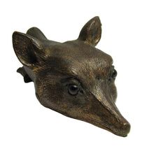 Load image into Gallery viewer, FOX Antique Decorative Arts Paperclip Bronze Brass Glass Eyes Exquisite Detail