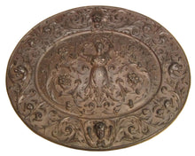 Load image into Gallery viewer, Antique American Radiator Company Decorative Plaque Sign Maiden Beasts Cherub