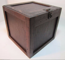 Load image into Gallery viewer, PUBLIC COAL Co PHILA Pa Old Advertising CIGAR HUMIDOR Wooden Box CELOTEX