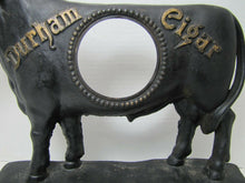Load image into Gallery viewer, DURHAM CIGAR HETTERMANN BROS LOUISVILLE KY Old Store Display Ad Clock Sign Bull