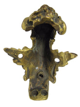 Load image into Gallery viewer, 19c Bronze Devil Demon Antique Decorative Art Ornate Architectural Hardware