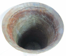 Load image into Gallery viewer, Arts & Crafts Copper Bronze Large Vase Planter Antique Umbrella Stand Swirl
