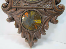 Load image into Gallery viewer, Antique Wooden Carved Evil Face Figural Wall Mount Art Clock Housing Plaque