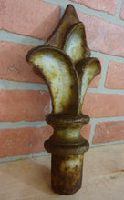 Load image into Gallery viewer, Antique Large Cast Iron Architectural Hardware Element Finial Decorative Art flt