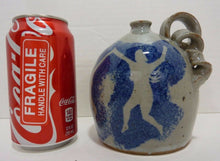 Load image into Gallery viewer, NUDE DANCING NYMPHS Studio Art Pottery Sm Stoneware Jug Pigtail Handle Signed
