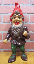 Load image into Gallery viewer, DICK BROS READING PA GNOME Original 1930s Cast Iron Doorstop Fabulous Art Statue