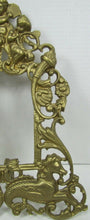 Load image into Gallery viewer, SEA MONSTERS HIPPOCAMPUS CHERUBS Old Brass Decorative Arts Frame Picture Mirror