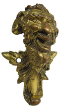 Load image into Gallery viewer, 19c Bronze Devil Demon Antique Decorative Art Ornate Architectural Hardware