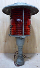 Load image into Gallery viewer, BOSTON POLICE Dept SIGNAL SERVICE Old Retired HD Light Nautical Street RR Lamp