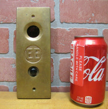 Load image into Gallery viewer, EE ELEVATOR PANEL IN USE & BUTTON Old Builidng Architectural Hardware Element