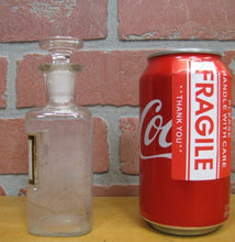Load image into Gallery viewer, BROWN MIXTURE Antique Reverse Glass Label Bottle Apothecary Drug Store Medicine