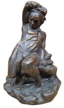 Load image into Gallery viewer, NATIVE AMERICAN INDIAN KATHODION BRONZE NY Antique Bookend Decorative Art Statue
