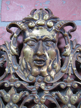 Load image into Gallery viewer, 19c Devil Decorative Arts Bronze Frame Picture Mirror Artwork Tiffany Paris