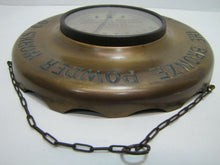 Load image into Gallery viewer, THE BRONZE POWDER WORKS Co ELIZABETH NJ Orig Old Advertising Sign Thermometer