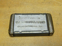 Load image into Gallery viewer, STURGES & SON PHOENIXVILLE PA Antique Advertising Match Safe Vesta Holder