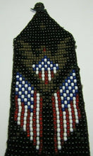 Load image into Gallery viewer, Eagle Crest American Flags Patriotic Folk Art Americana Beadwork Ornate Artwork