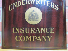 Load image into Gallery viewer, NEW YORK UNDERWRITERS INSURANCE COMPANY Antique Sign American Art Works Ohio