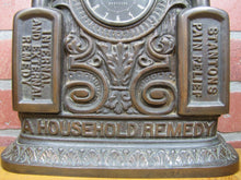 Load image into Gallery viewer, STANTONS PAIN RELIEF REMEDY 19c Quack MedicIne Drug Store Sign Advertising Clock