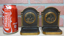 Load image into Gallery viewer, NEW YORK UNIVERSITY 1930s CS&C Co NYU Brass Decorative Art Bookends Book Ends