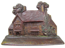 Load image into Gallery viewer, Ancestral Home of George Washington Antique Cast Iron House Doorstop Art Statue