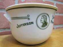 Load image into Gallery viewer, JEFFERSON HOSPITAL Old Dish Bowl CARR CHINA Co Grafton W VA D-41 Side Handles