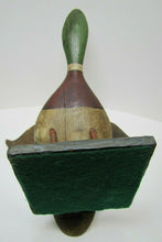 Load image into Gallery viewer, Folk Art Duck Decoy Statue RAF Robert Allen Francis Adirondacks NY 1950s Artwork