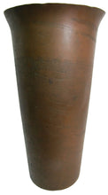 Load image into Gallery viewer, Arts & Crafts Copper Bronze Large Vase Planter Antique Umbrella Stand Swirl