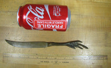 Load image into Gallery viewer, DE-OXIDIZED BRONZE CHICKEN CLAW FOOT Old Advertising Letter Opener Page Turner