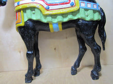 Load image into Gallery viewer, CAROUSEL HORSE old cast metal shore amusement park display Steel Pier AC NJ
