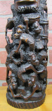 Load image into Gallery viewer, AFRICAN FOLK ART TREE OF LIFE Old Decorative Art Statue Artist Signed D ADAMSON