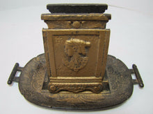 Load image into Gallery viewer, AMERICAN FUSEE Co ERIE Pa Antique Advertising Match Book Holder Egyptian Revival