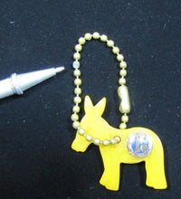 Load image into Gallery viewer, 1940 NEW YORK WORLD'S FAIR DEMOCRAT Political Party DONKEY Keychain NYWF
