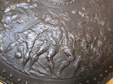 Load image into Gallery viewer, GLADIATOR WARRIOR BATTLE SHIELD S&K Antique Cast Iron Wall Decorative Art Plaque
