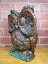 Load image into Gallery viewer, OWL Old Industrial Toy Metal Making Mold Rare HTF Decorative Art Statue Sign Ad