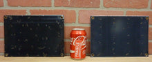 Load image into Gallery viewer, PASS IN CENTER Old Porcelain Pair Signs Right&Left Arrows Gas Station Industrial Transportation