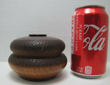 Load image into Gallery viewer, 1800s Swirling Logs Good Luck Victorian Decorative Arts Wooden Hair Receiver