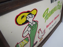 Load image into Gallery viewer, FARMERS PRIDE CHICKEN Old Advertising Sign Pennsylvania Farmer framed PA