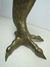 Load image into Gallery viewer, Clawed Chicken Foot Brass Candlestick Unique Detailed Figural Candle Holder