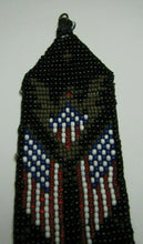 Load image into Gallery viewer, Eagle Crest American Flags Patriotic Folk Art Americana Beadwork Ornate Artwork