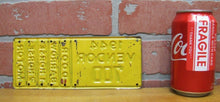 Load image into Gallery viewer, 1944 VENDOR Embossed Tin Truck Auto Plate Sign DOOR BARROW 1 HORSE 2 HORSE MOTOR