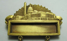 Load image into Gallery viewer, 1923 NATIONAL RIVERS HARBORS CONGRESS Medallion Road River Rail Transportation